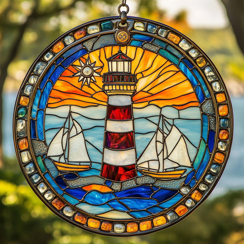 Lighthouse Window Hanging Suncatcher GFTOAB4522