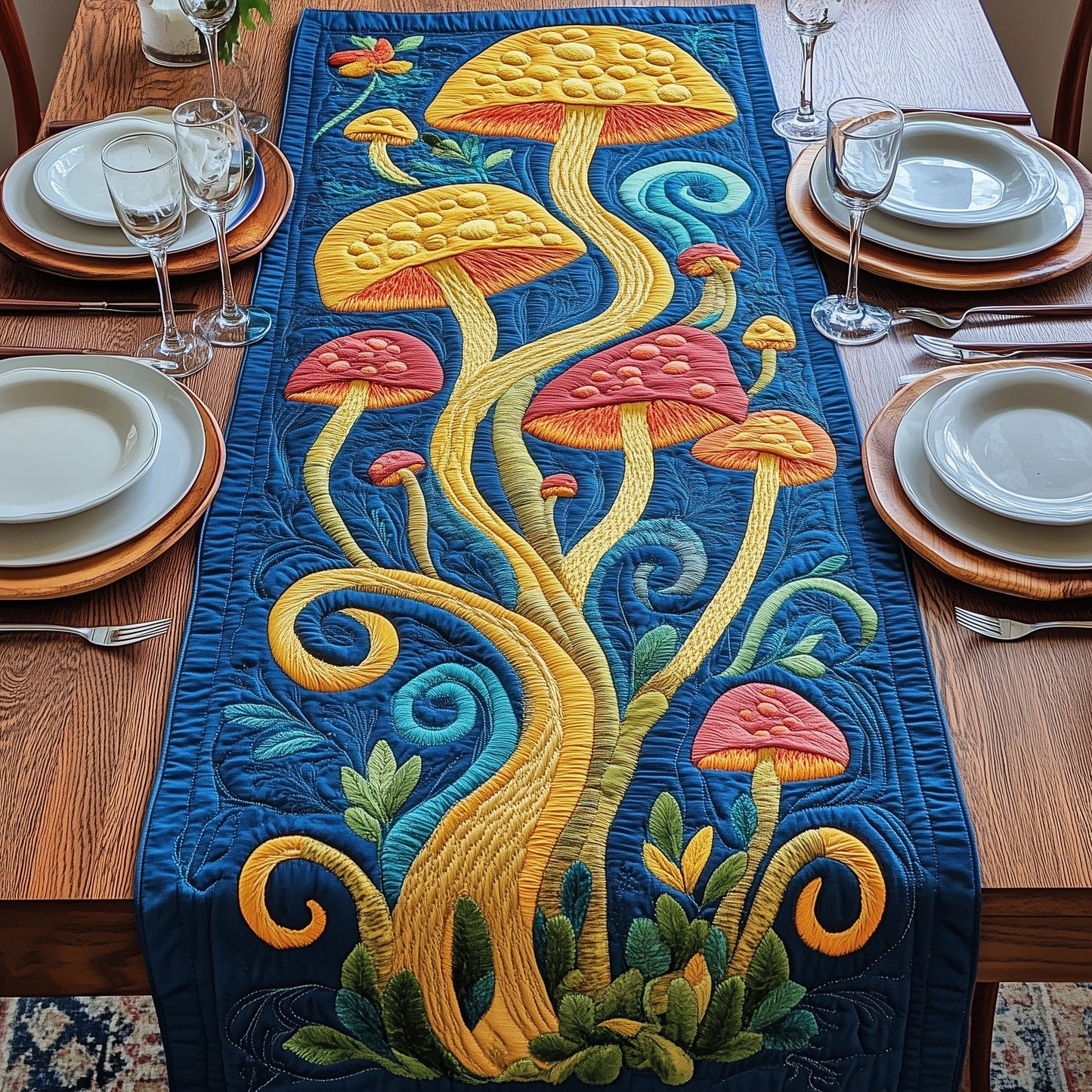 Magic Under the Canopy Quilted Table Runner GFTOAB4533