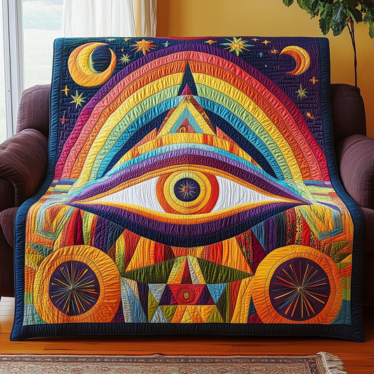 All Seeing Eye Quilted Blanket GFTOAB4545
