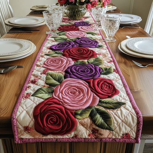 Rose Garden Quilted Table Runner GFTOAB4567