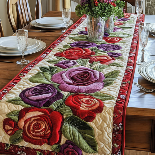 Rose Garden Quilted Table Runner GFTOAB4568