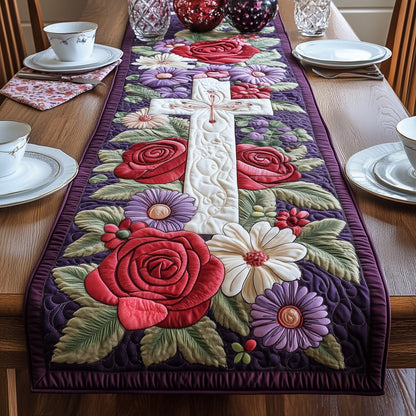 Floral Blessings Quilted Table Runner GFTOAB4577