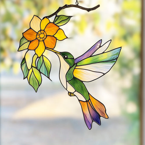 Hummingbird Window Hanging Suncatcher GFTOAB4656