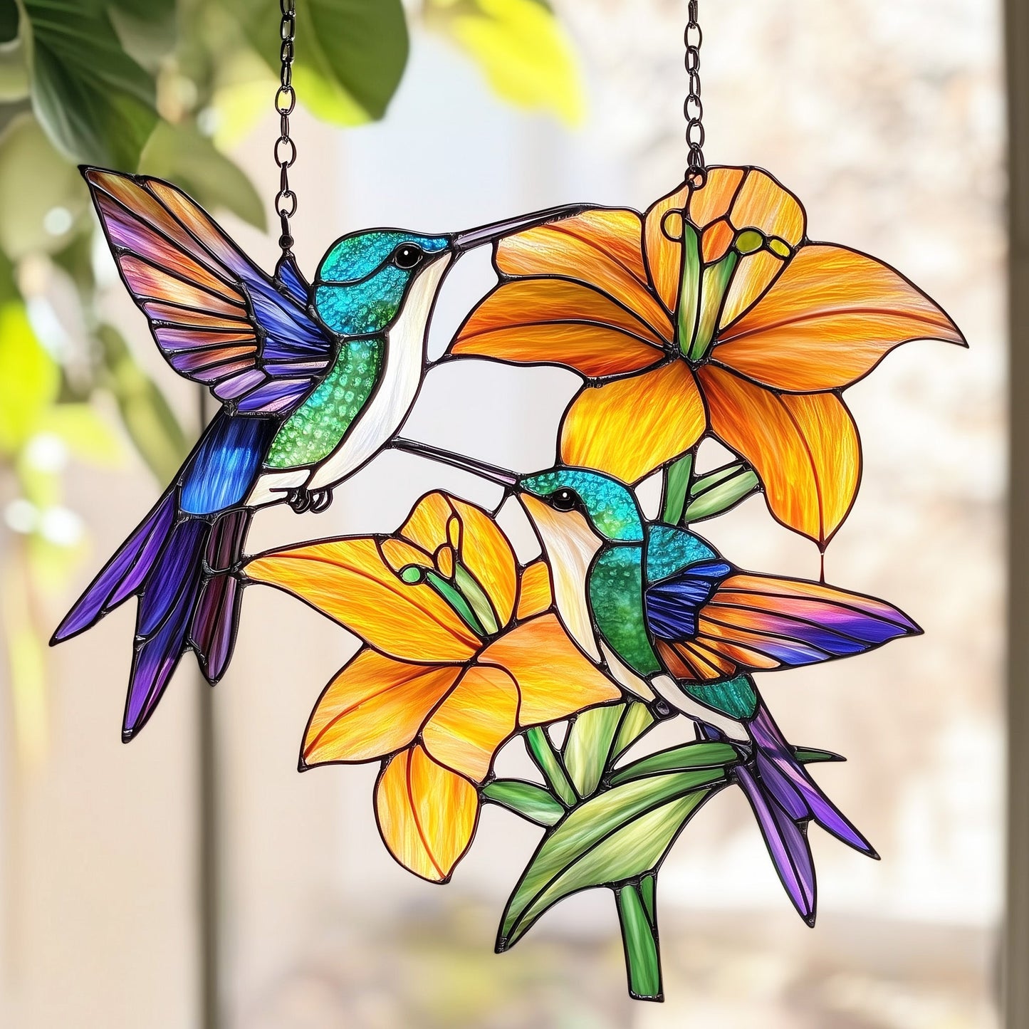 Hummingbird Window Hanging Suncatcher GFTOAB4662