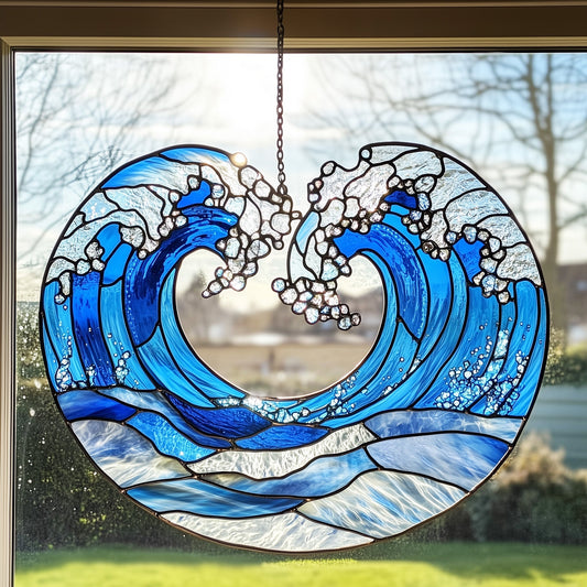 Dancing Waves Window Hanging Suncatcher GFTOAB4711