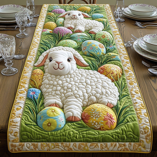 Easter Lamb Quilted Table Runner GFTOAB4788