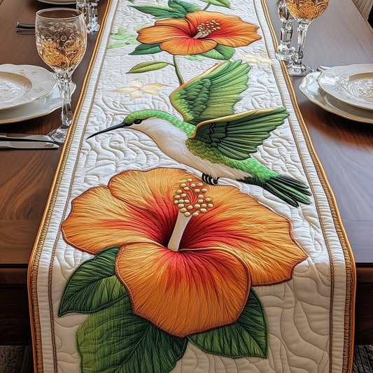 Tropical Hummingbird Quilted Table Runner GFTOAB4843