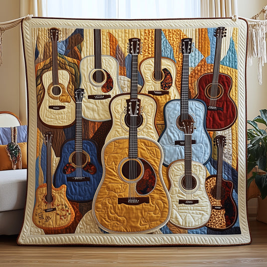 Colorful Chords Quilted Blanket GFTOAB4887