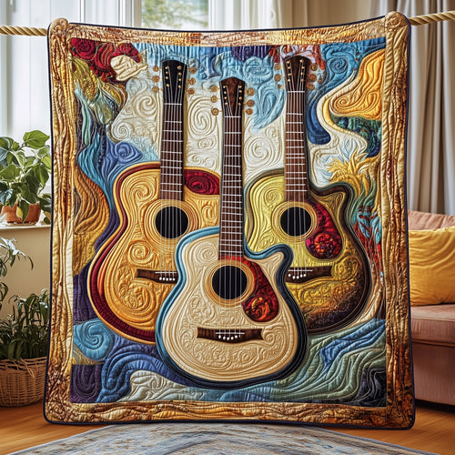 Vivid Melodies Quilted Blanket GFTOAB4891