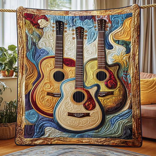 Vivid Melodies Quilted Blanket GFTOAB4891