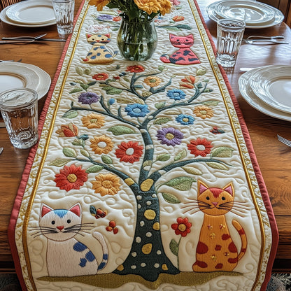 Tree of Whiskers Quilted Table Runner GFTOAB4950