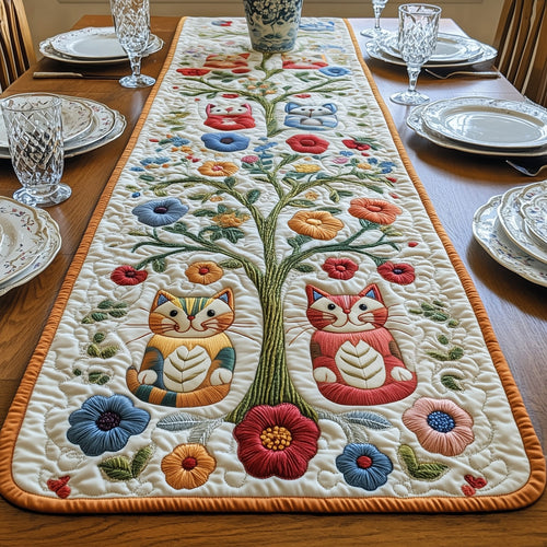 Tree of Whiskers Quilted Table Runner GFTOAB4951