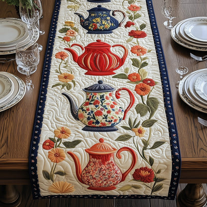 Tea Among the Petals Quilted Table Runner GFTOAB5004
