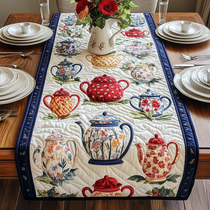 Tea Among the Petals Quilted Table Runner GFTOAB5005