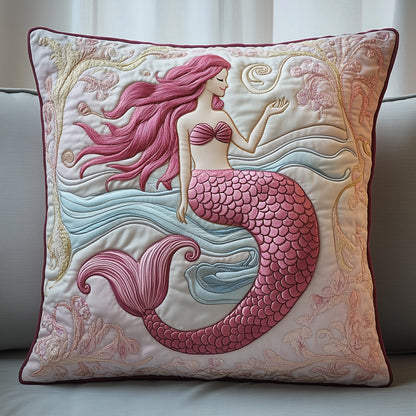 Elegant Mermaid Quilted Pillow Case GFTOAB5011
