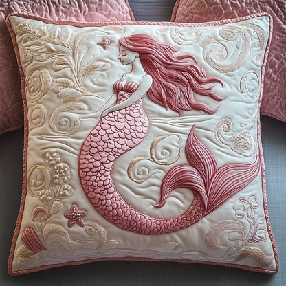 Elegant Mermaid Quilted Pillow Case GFTOAB5014