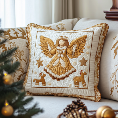 Christmas Angel Cookies Quilted Pillow Case GFTOAB676