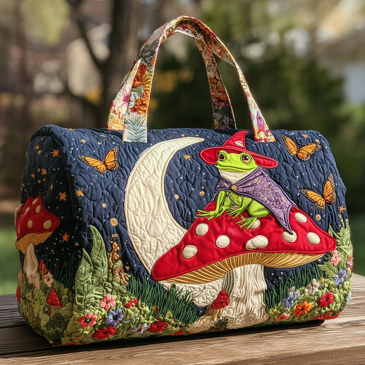Froggy Heaven Quilted Duffle Bag GFTOHD10000