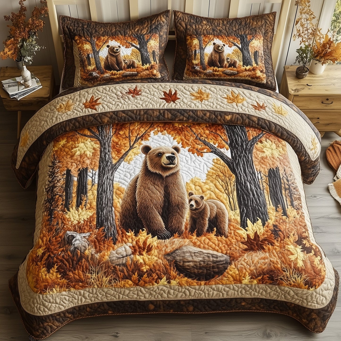 Bear Family Duvet Cover Set GFTOHD10005