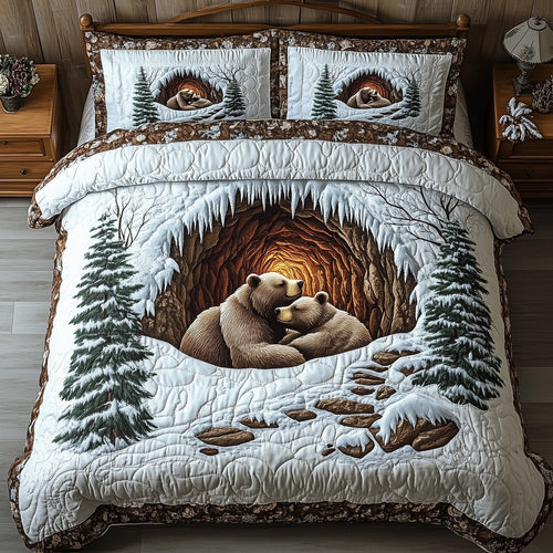 Winter Bear Sanctuary Duvet Cover Set GFTOHD10014