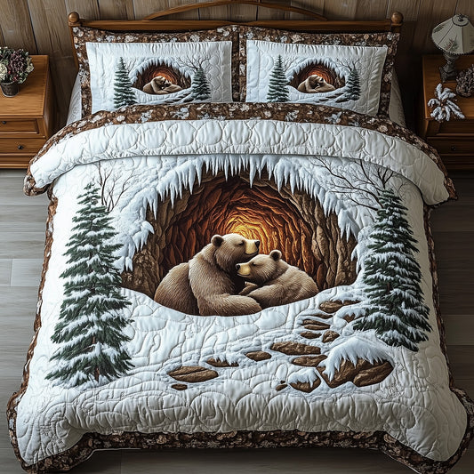 Winter Bear Sanctuary Duvet Cover Set GFTOHD10014