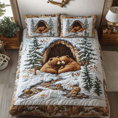 Cozy Bear Retreat Duvet Cover Set GFTOHD10015