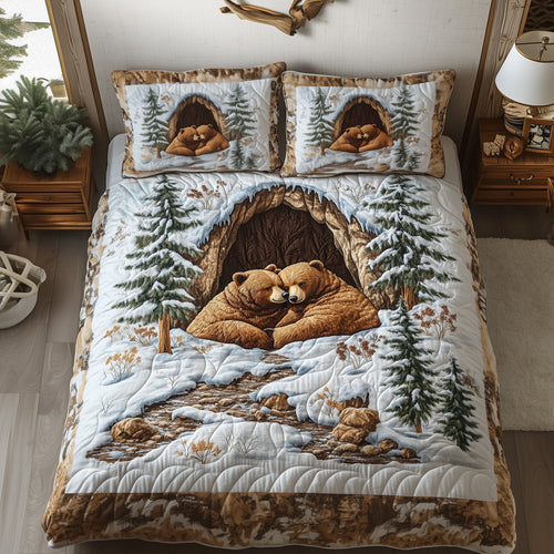Cozy Bear Retreat Duvet Cover Set GFTOHD10015