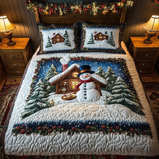 Snowy Holiday Retreat Duvet Cover Set GFTOHD10019