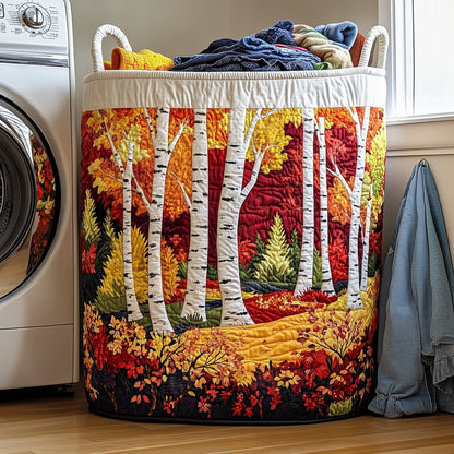 Autumn Forest Quilted Laundry Basket GFTOHD10028