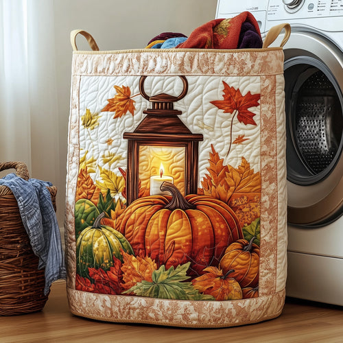 Autumn Vibe Quilted Laundry Basket GFTOHD10029