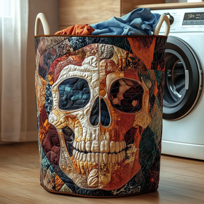Mystique Solo Skull Quilted Laundry Basket GFTOHD10044