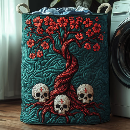 Garden Of Soul Quilted Laundry Basket GFTOHD10055