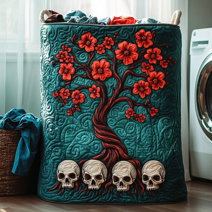 Garden Of Soul Quilted Laundry Basket GFTOHD10056