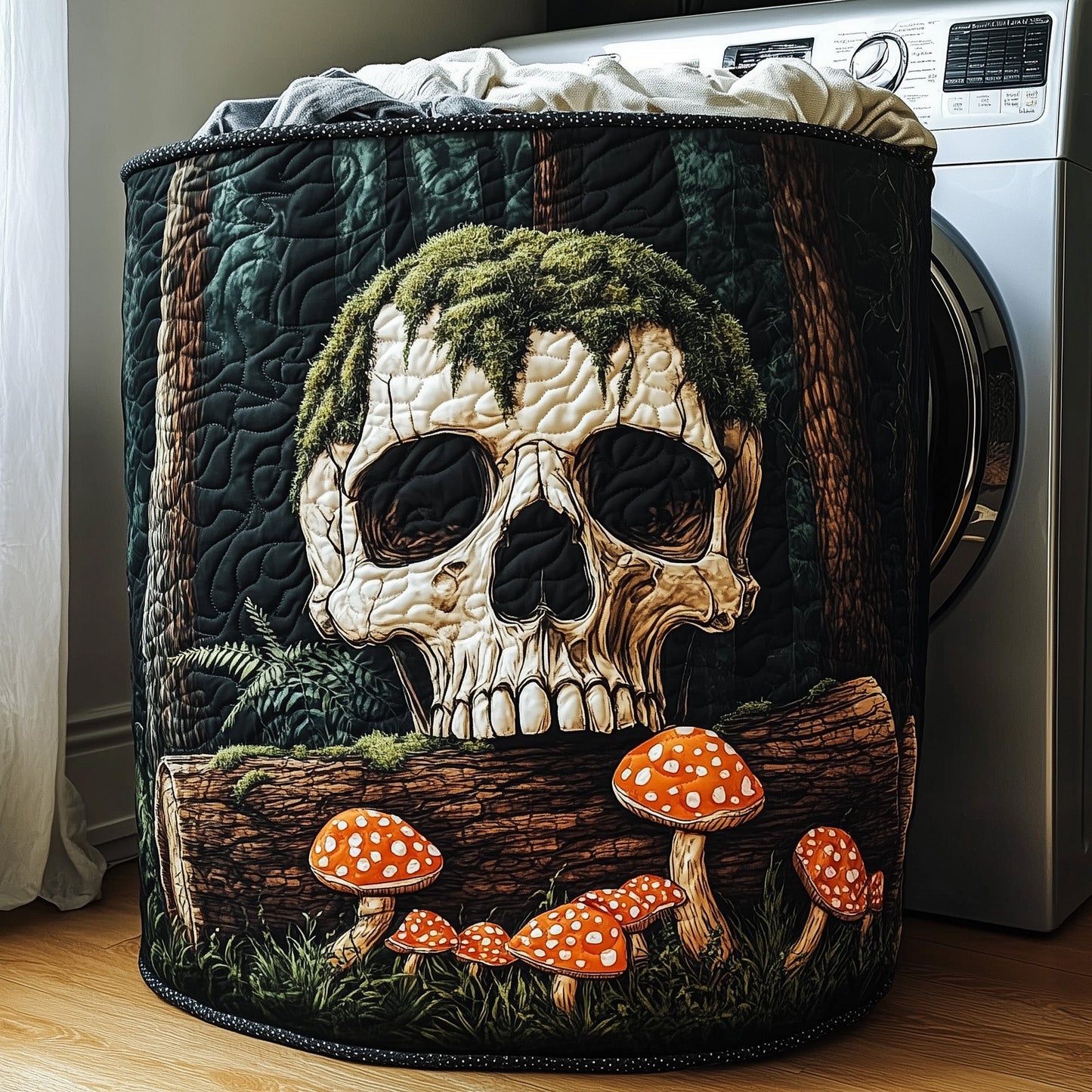 Forest Soul Quilted Laundry Basket GFTOHD10059