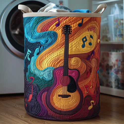 Melody Of Color Quilted Laundry Basket GFTOHD10093