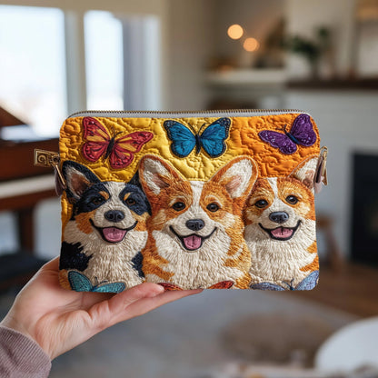 Adorable Corgi Quilted Purse GFTOHD10116