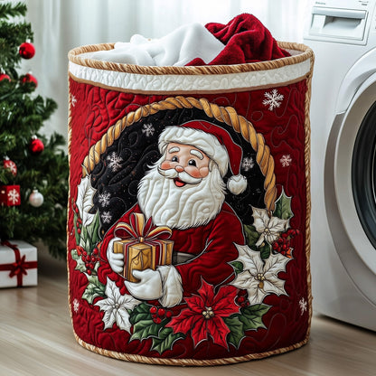 Santa Dream Quilted Laundry Basket GFTOHD10142