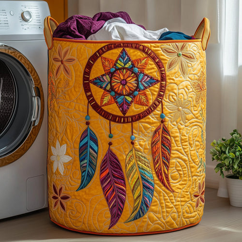 Dreamcatcher Serenity Quilted Laundry Basket GFTOHD10224