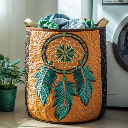 Dreamcatcher Serenity Quilted Laundry Basket GFTOHD10226