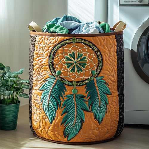 Dreamcatcher Serenity Quilted Laundry Basket GFTOHD10226