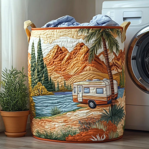 Camping Vibe Quilted Laundry Basket GFTOHD10251