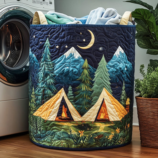 Camping Vibe Quilted Laundry Basket GFTOHD10254