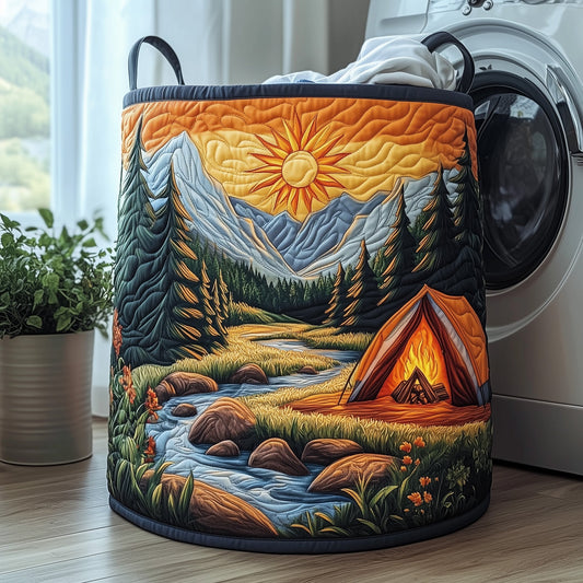 Camping Vibe Quilted Laundry Basket GFTOHD10256