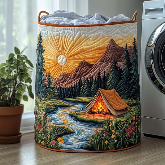 Camping Vibe Quilted Laundry Basket GFTOHD10259