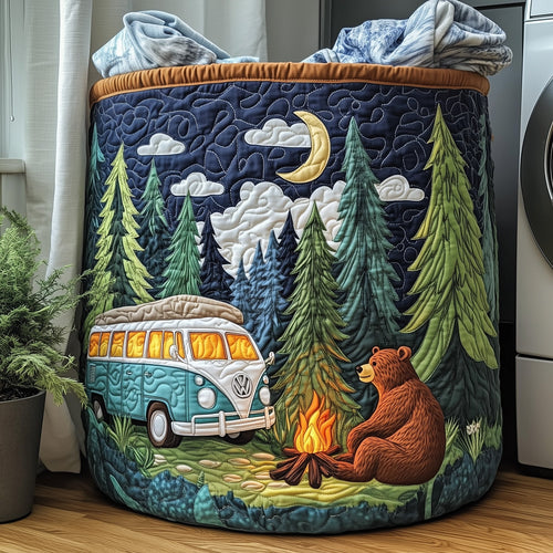 Camping Vibe Quilted Laundry Basket GFTOHD10260