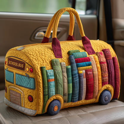 School Bus Quilted Duffle Bag GFTOHD10385