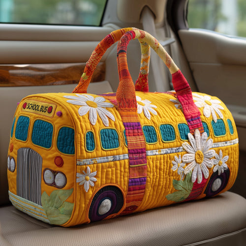 School Bus Quilted Duffle Bag GFTOHD10388