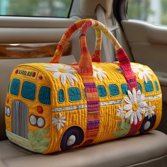 School Bus Quilted Duffle Bag GFTOHD10388