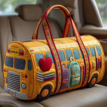 School Bus Quilted Duffle Bag GFTOHD10389