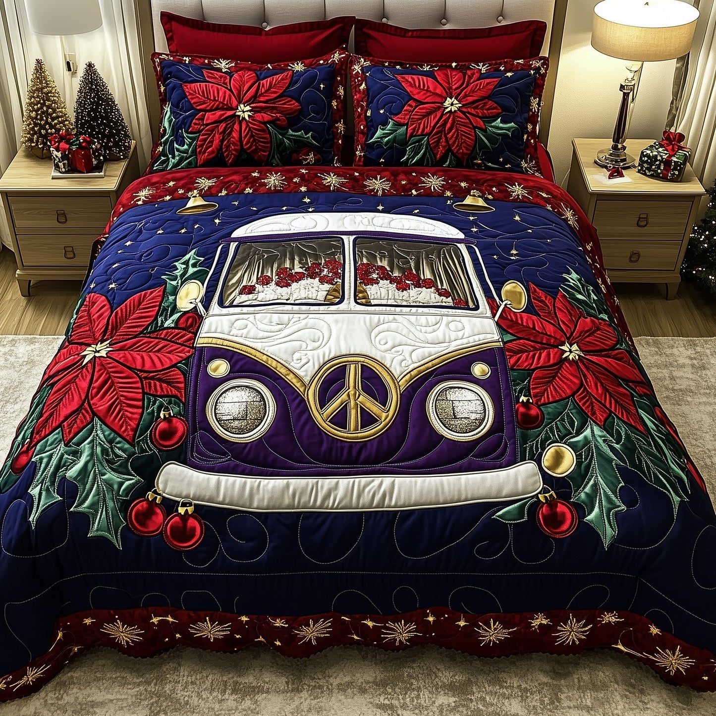 Christmas Van Journey Duvet Cover Set GFTOHD10451